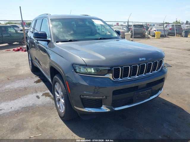 Продаж на аукціоні авто 2022 Jeep Grand Cherokee L Limited 4x4, vin: 1C4RJKBG9N8587270, номер лоту: 45535545