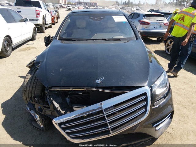 2020 Mercedes-benz S 560 მანქანა იყიდება აუქციონზე, vin: W1KUG8DB0LA553582, აუქციონის ნომერი: 45535561