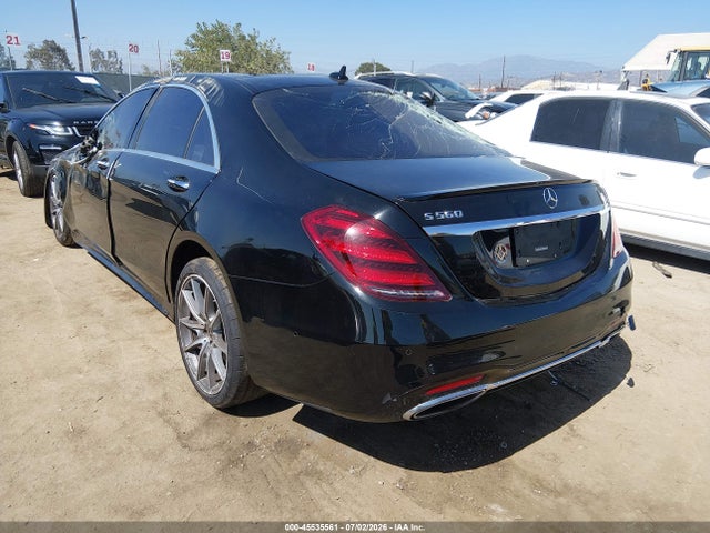 2020 Mercedes-benz S 560 მანქანა იყიდება აუქციონზე, vin: W1KUG8DB0LA553582, აუქციონის ნომერი: 45535561