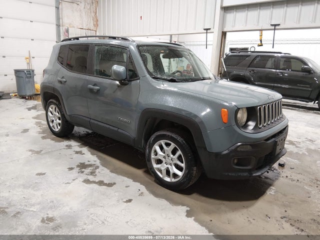 2017 Jeep Renegade Latitude მანქანა იყიდება აუქციონზე, vin: ZACCJBBB5HPG02726, აუქციონის ნომერი: 45535699