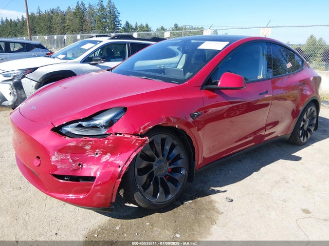 Продажа на аукционе авто 2022 Tesla Model Y Performance Dual Motor All-wheel Drive, vin: 7SAYGDEF2NF455480, номер лота: 45535811