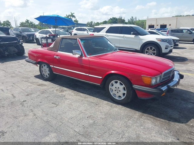 1987 Mercedes-benz 560 Sl მანქანა იყიდება აუქციონზე, vin: WDBBA48D7HA064772, აუქციონის ნომერი: 45535844