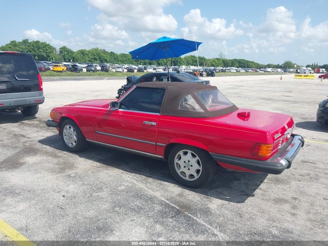 Продаж на аукціоні авто 1987 Mercedes-benz 560 Sl, vin: WDBBA48D7HA064772, номер лоту: 45535844
