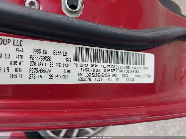 45535848 :رقم المزاد ، 1C6RR6LT8ES332759 vin ، 2014 Ram 1500 Lone Star مزاد بيع