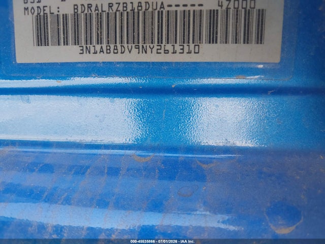 3N1AB8DV9NY261310 Nissan Sentra Sr Xtronic Cvt