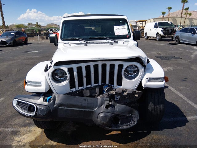 2022 Jeep Wrangler 4xe Unlimited Sahara 4x4 მანქანა იყიდება აუქციონზე, vin: 1C4JJXP60NW198295, აუქციონის ნომერი: 45535910