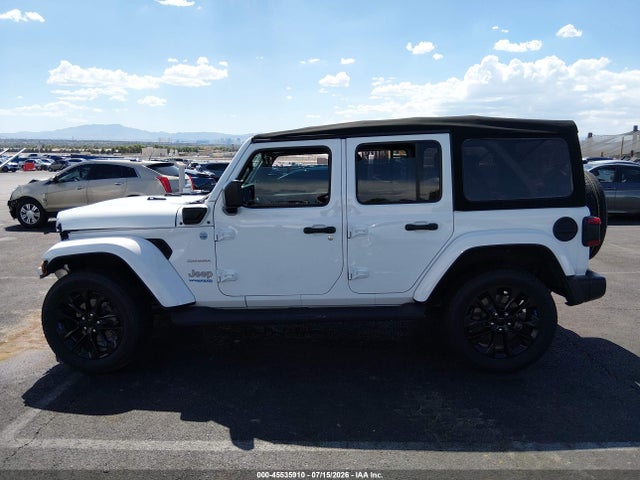 2022 Jeep Wrangler 4xe Unlimited Sahara 4x4 მანქანა იყიდება აუქციონზე, vin: 1C4JJXP60NW198295, აუქციონის ნომერი: 45535910