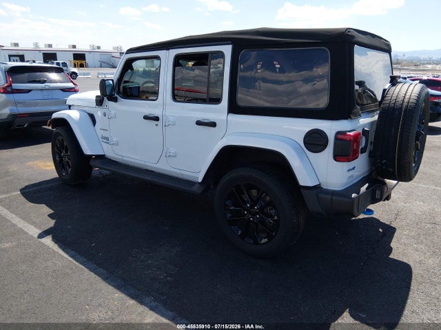 2022 Jeep Wrangler 4xe Unlimited Sahara 4x4 მანქანა იყიდება აუქციონზე, vin: 1C4JJXP60NW198295, აუქციონის ნომერი: 45535910