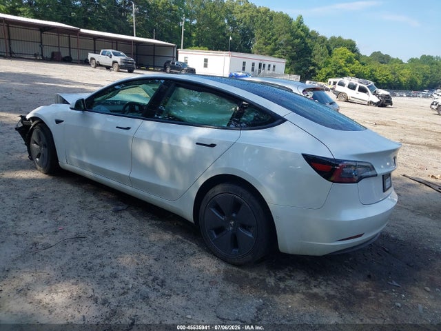 Tesla Model 3 Standard Range Plus Rear-wheel Drive 2021 5YJ3E1EAXMF981905 Image 3