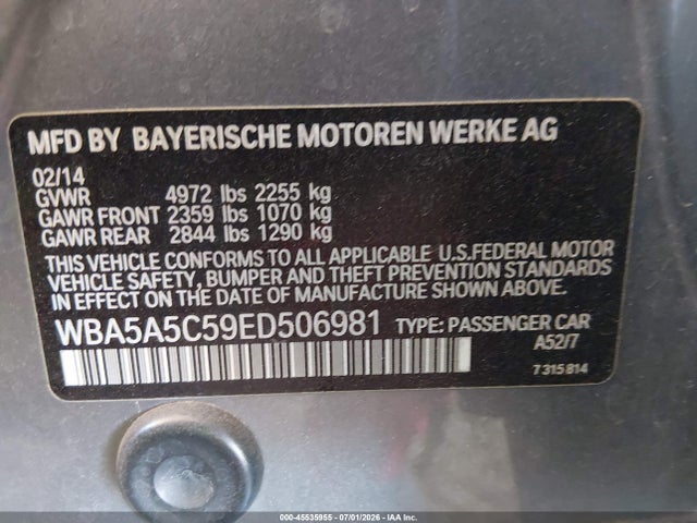 WBA5A5C59ED506981 BMW 528I
