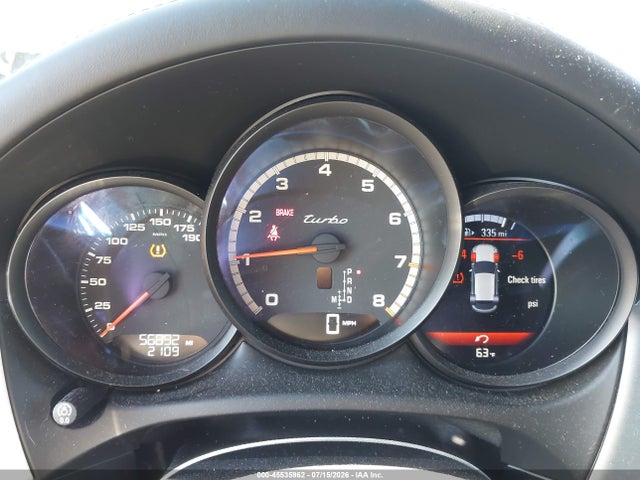 45535962 :رقم المزاد ، WP1AF2A52FLB98367 vin ، 2015 Porsche Macan Turbo مزاد بيع