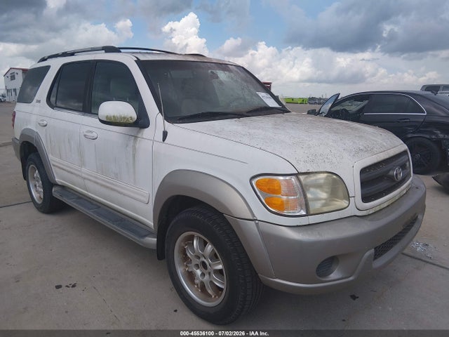 45536100 :رقم المزاد ، 5TDBT44A61S041855 vin ، 2001 Toyota Sequoia Sr5 V8 مزاد بيع