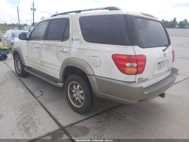 45536100 :رقم المزاد ، 5TDBT44A61S041855 vin ، 2001 Toyota Sequoia Sr5 V8 مزاد بيع