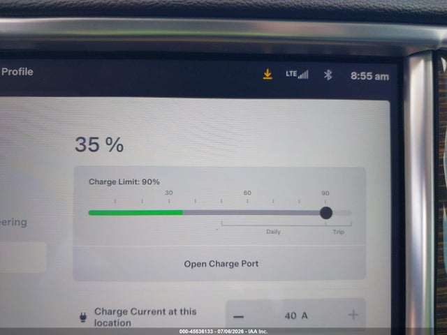 45536133 :رقم المزاد ، 5YJSA1S24FF095327 vin ، 2015 Tesla Model S 70d/85d/p85d مزاد بيع