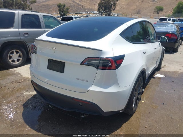 Auction sale of the 2022 Tesla Model Y Performance Dual Motor All-wheel Drive, vin: 7SAYGDEF4NF490019, lot number: 45536154