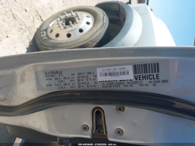 45536458 :رقم المزاد ، 3C7WRNFL1HG520314 vin ، 2017 Ram 5500 Chassis Tradesman/slt/laramie مزاد بيع