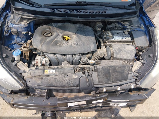 2016 Hyundai Elantra Se მანქანა იყიდება აუქციონზე, vin: 5NPDH4AE4GH744998, აუქციონის ნომერი: 45536734