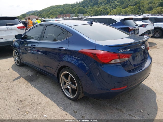 2016 Hyundai Elantra Se მანქანა იყიდება აუქციონზე, vin: 5NPDH4AE4GH744998, აუქციონის ნომერი: 45536734