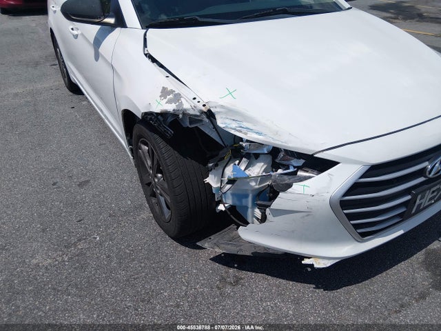 2018 Hyundai Elantra Value Edition მანქანა იყიდება აუქციონზე, vin: 5NPD84LF8JH309088, აუქციონის ნომერი: 45536788