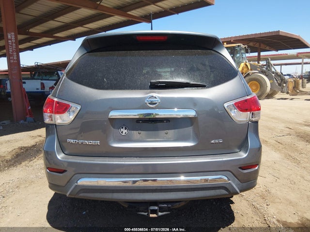 2016 Nissan Pathfinder S მანქანა იყიდება აუქციონზე, vin: 5N1AR2MM1GC658787, აუქციონის ნომერი: 45536834