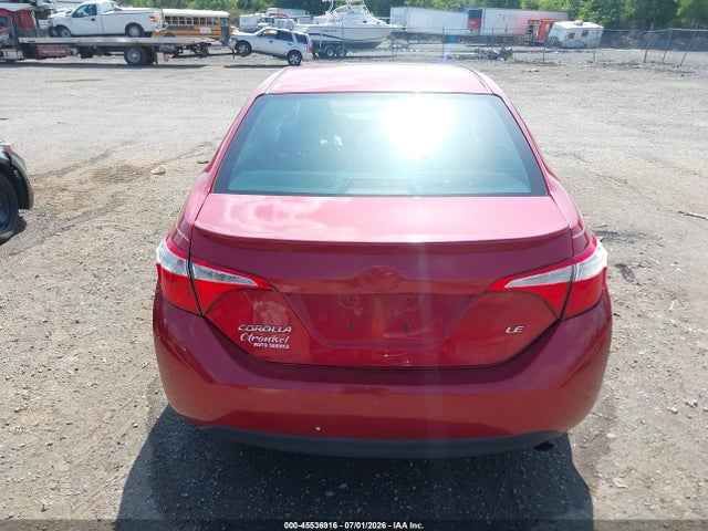 2015 Toyota Corolla Le მანქანა იყიდება აუქციონზე, vin: 2T1BURHEXFC469886, აუქციონის ნომერი: 45536916