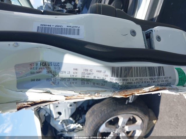 Aukcja sprzedaży 2018 Jeep Compass Latitude Fwd, vin: 3C4NJCBB9JT462242, numer aukcji: 45536942