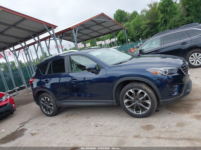 2016 Mazda Cx-5 Grand Touring მანქანა იყიდება აუქციონზე, vin: JM3KE4DY9G0908692, აუქციონის ნომერი: 45536959