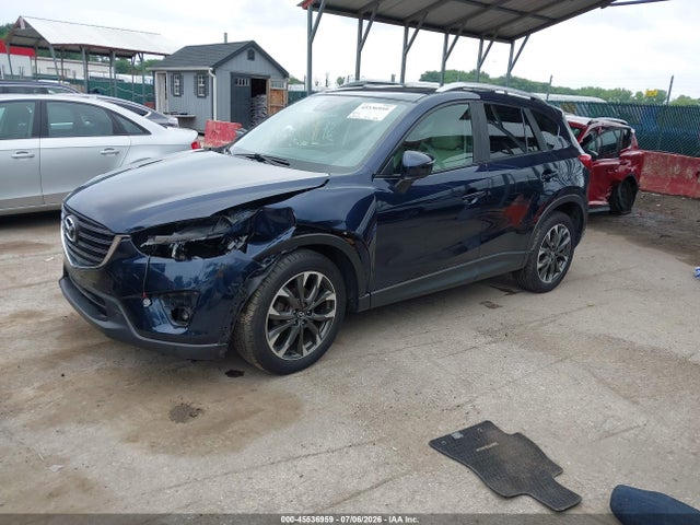 2016 Mazda Cx-5 Grand Touring მანქანა იყიდება აუქციონზე, vin: JM3KE4DY9G0908692, აუქციონის ნომერი: 45536959