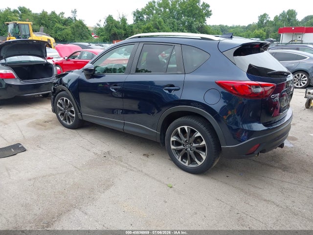 2016 Mazda Cx-5 Grand Touring მანქანა იყიდება აუქციონზე, vin: JM3KE4DY9G0908692, აუქციონის ნომერი: 45536959
