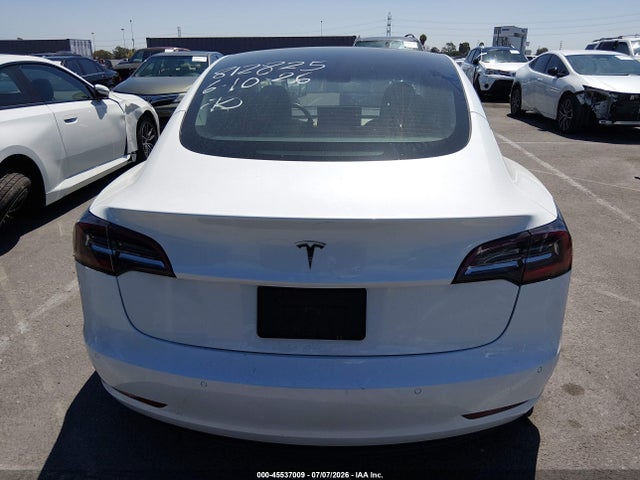 45537009 :رقم المزاد ، 5YJ3E1EA9NF309299 vin ، 2022 Tesla Model 3 Rear-wheel Drive مزاد بيع