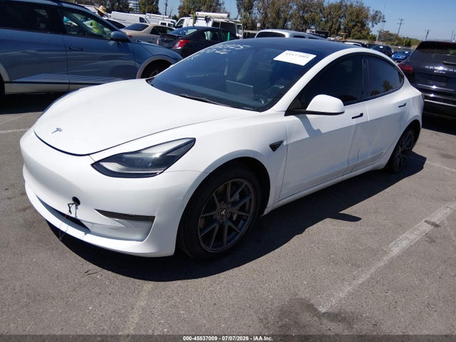 45537009 :رقم المزاد ، 5YJ3E1EA9NF309299 vin ، 2022 Tesla Model 3 Rear-wheel Drive مزاد بيع
