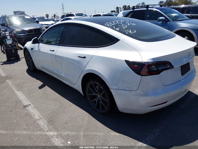 45537009 :رقم المزاد ، 5YJ3E1EA9NF309299 vin ، 2022 Tesla Model 3 Rear-wheel Drive مزاد بيع