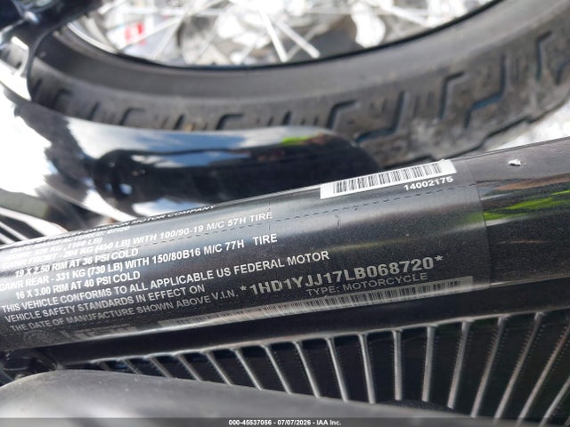 Продаж на аукціоні авто 2020 Harley-davidson Fxbb, vin: 1HD1YJJ17LB068720, номер лоту: 45537056