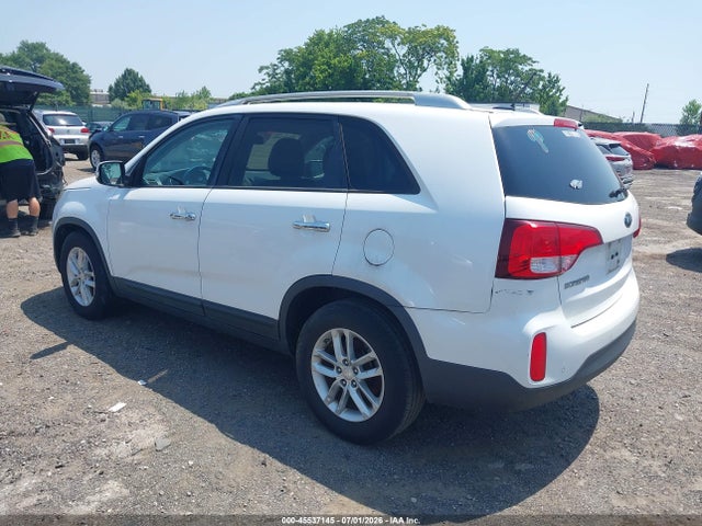 45537145 :رقم المزاد ، 5XYKT3A62FG644400 vin ، 2015 Kia Sorento Lx مزاد بيع