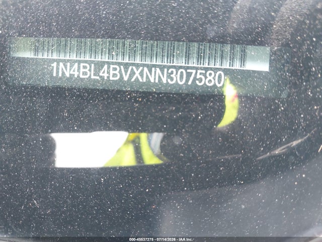 Продаж на аукціоні авто 2022 Nissan Altima S Fwd, vin: 1N4BL4BVXNN307580, номер лоту: 45537275