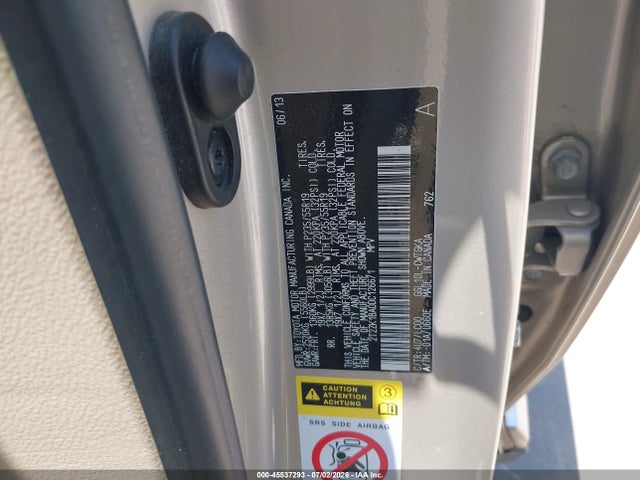 Aukcja sprzedaży 2013 Lexus Rx 350, vin: 2T2ZK1BA0DC126671, numer aukcji: 45537293