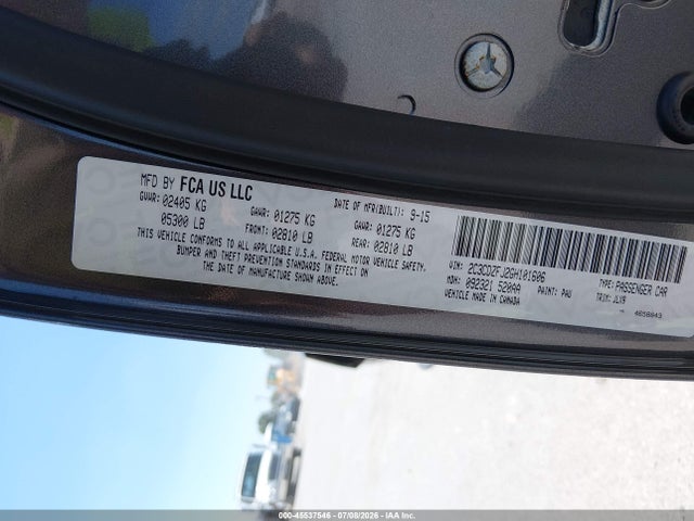 Продаж на аукціоні авто 2016 Dodge Challenger R/t Scat Pack, vin: 2C3CDZFJ2GH101606, номер лоту: 45537546