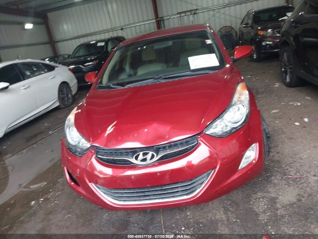 2013 Hyundai Elantra Gls მანქანა იყიდება აუქციონზე, vin: 5NPDH4AE5DH193086, აუქციონის ნომერი: 45537730