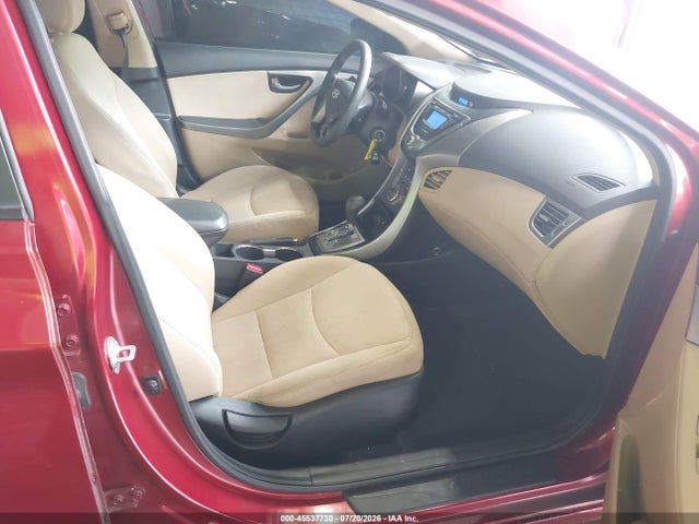 2013 Hyundai Elantra Gls მანქანა იყიდება აუქციონზე, vin: 5NPDH4AE5DH193086, აუქციონის ნომერი: 45537730