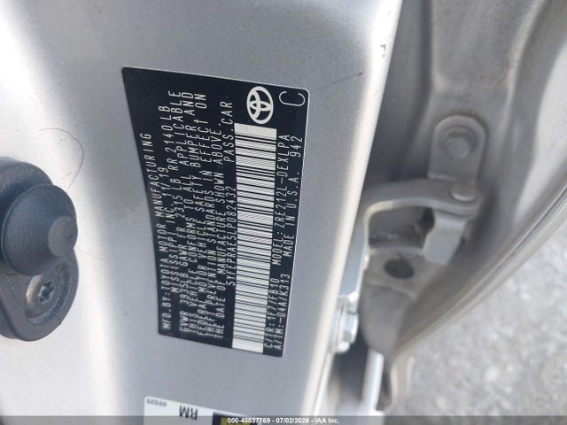 Toyota COROLLA LE 2020 5YFEPRAE5LP082432 Image 9