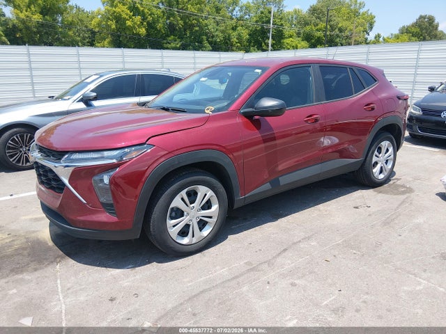 2025 Chevrolet Trax Fwd Ls მანქანა იყიდება აუქციონზე, vin: KL77LFEP1SC241756, აუქციონის ნომერი: 45537772