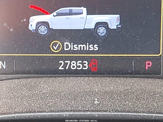 Aukcja sprzedaży 2020 Gmc Canyon 4wd  Short Box Slt, vin: 1GTG6DEN6L1231069, numer aukcji: 45537894