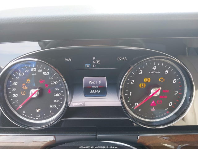 Aukcja sprzedaży 2018 Mercedes-benz E 300, vin: WDDZF4JB1JA333158, numer aukcji: 45537931