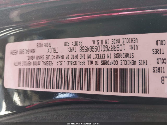 Продажа на аукционе авто 2013 Ram 1500 Slt, vin: 1C6RR7GG1DS664558, номер лота: 45537962
