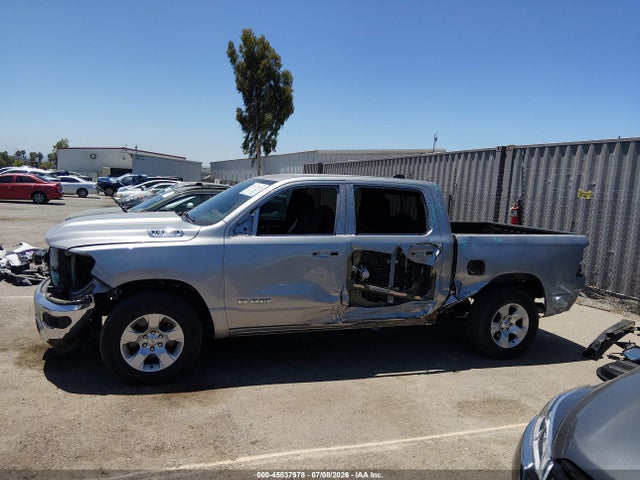 45537978 :رقم المزاد ، 1C6SRFFT8MN643974 vin ، 2021 Ram 1500 Big Horn  4x4 5'7 Box مزاد بيع