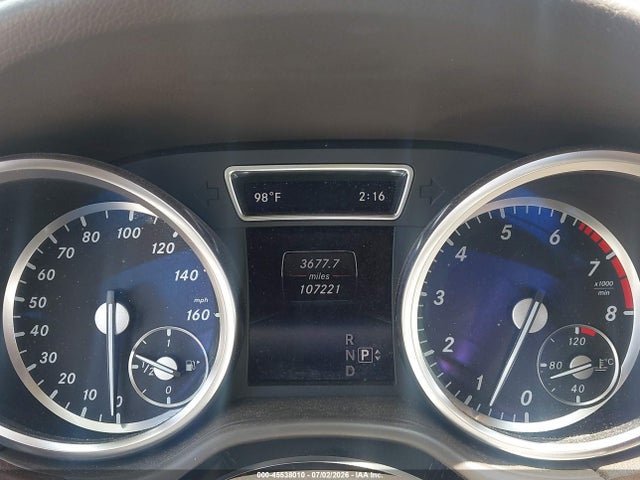 45538010 :رقم المزاد ، 4JGDA5JB4FA535455 vin ، 2015 Mercedes-benz Ml 350 مزاد بيع