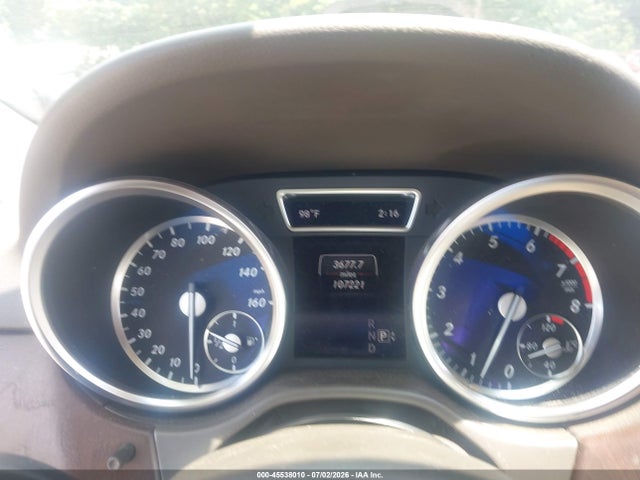 45538010 :رقم المزاد ، 4JGDA5JB4FA535455 vin ، 2015 Mercedes-benz Ml 350 مزاد بيع