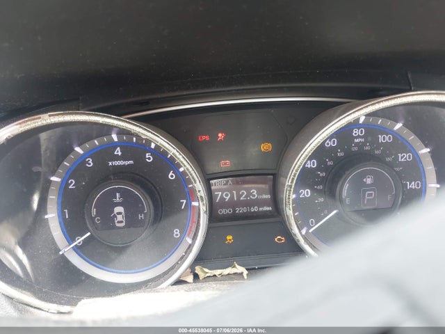 2012 Hyundai Sonata Gls მანქანა იყიდება აუქციონზე, vin: 5NPEB4ACXCH479762, აუქციონის ნომერი: 45538045
