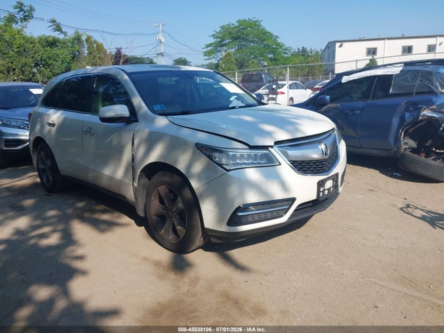 Auction sale of the 2016 Acura Mdx Acurawatch Plus Package, vin: 5FRYD4H21GB041316, lot number: 45538106