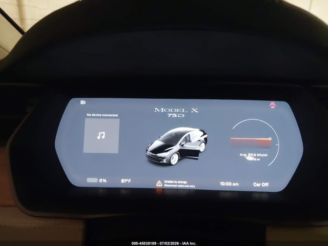 Tesla Model X 100d/75d/p100d 2018 5YJXCBE21JF112787 Image 17
